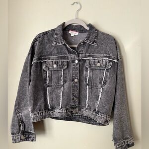 Andree by Unit Charcoal Denim Jacket